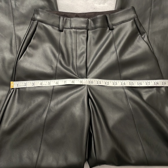 π Dynamite Wide Leg Faux Leather Black 6 NWT - Picture 14 of 16